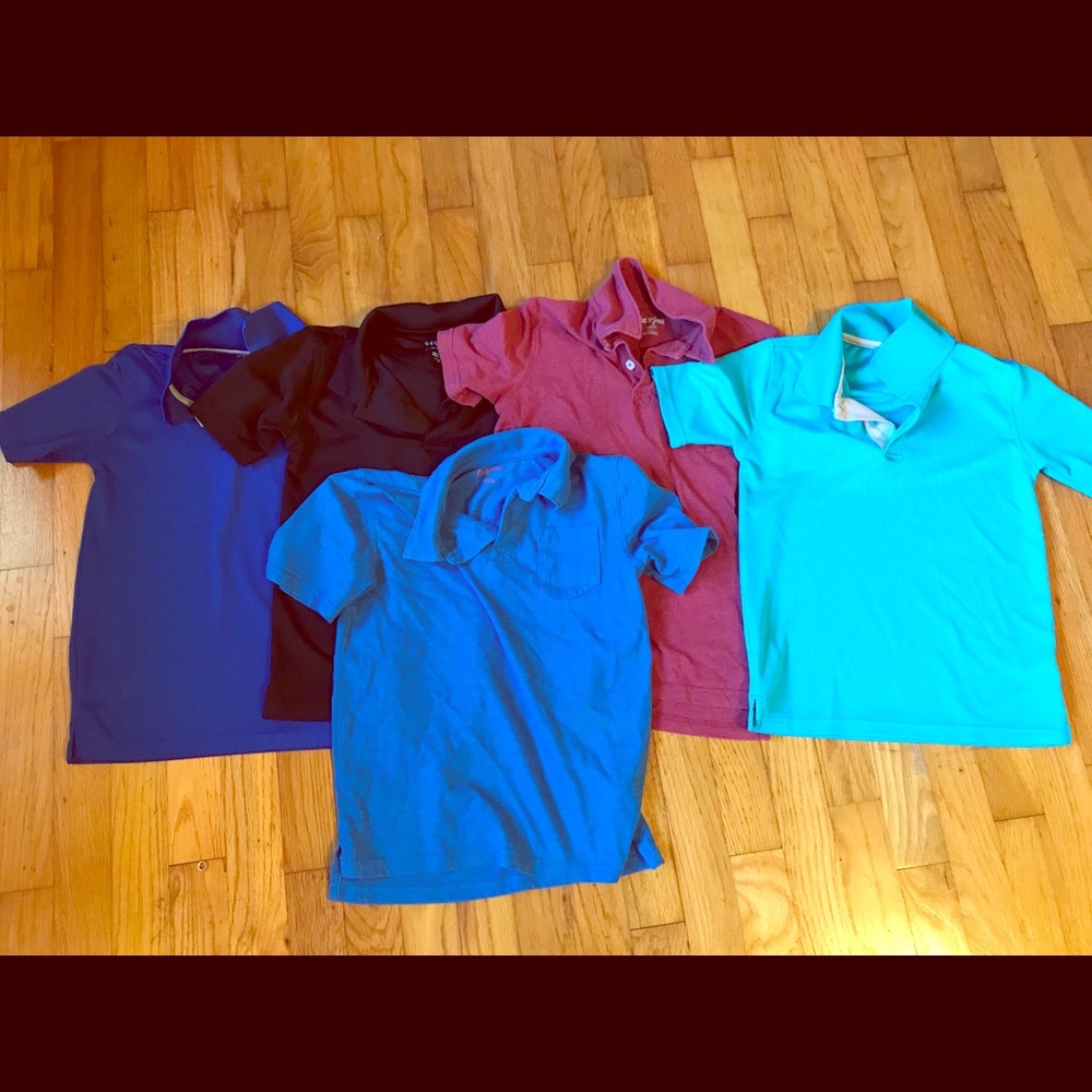 Boys short sleeve polos (assorted brands)